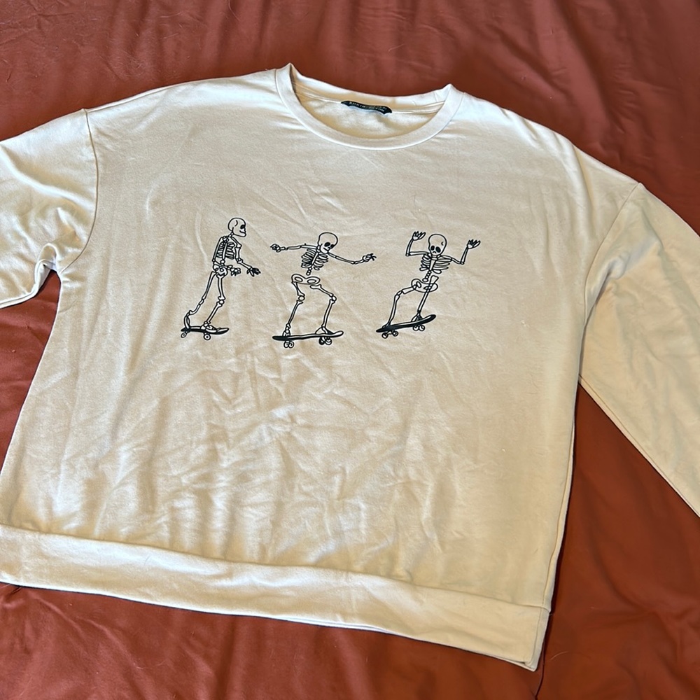 Halloween Skeleton Pullover